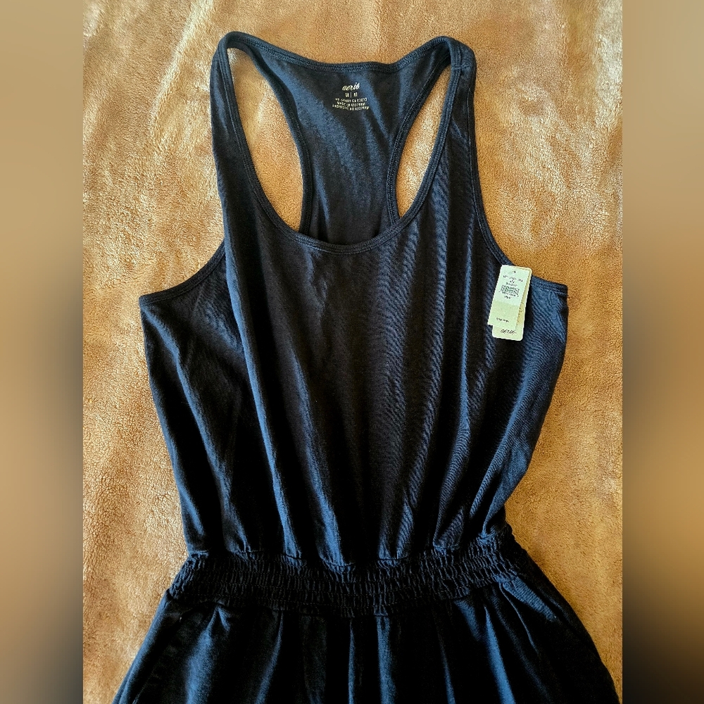 NWT Aerie Black Jumpsuit
